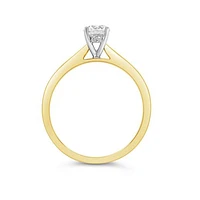 Glacier Fire 14K Yellow Gold Canadian 0.50CTW Diamond Solitaire Ring