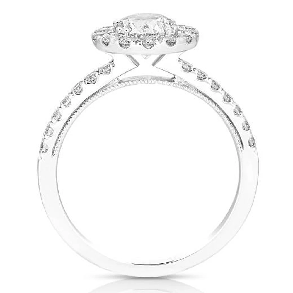 New Brilliance Lab Grown 2.13CTW Diamond Ring in 14K White Gold