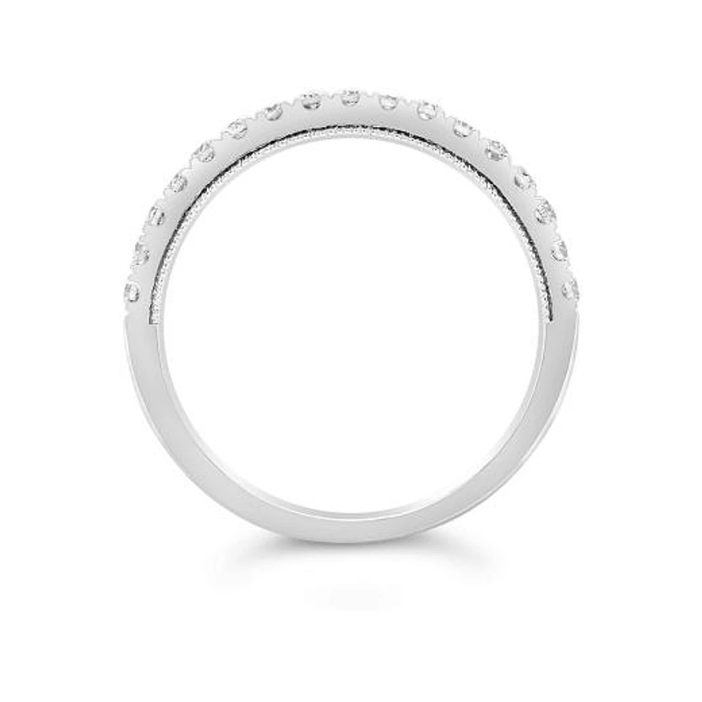 New Brilliance Lab Grown 3.45CTW Diamond Ring in 14K White Gold