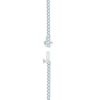 14K White Gold 5.04CTW Diamond Tennis Necklace