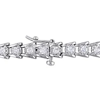 Julianna B Sterling Silver 2.00CTW Diamond Tennis Bracelet