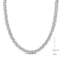 Julianna B Sterling Silver 1.98CTW Diamond Necklace