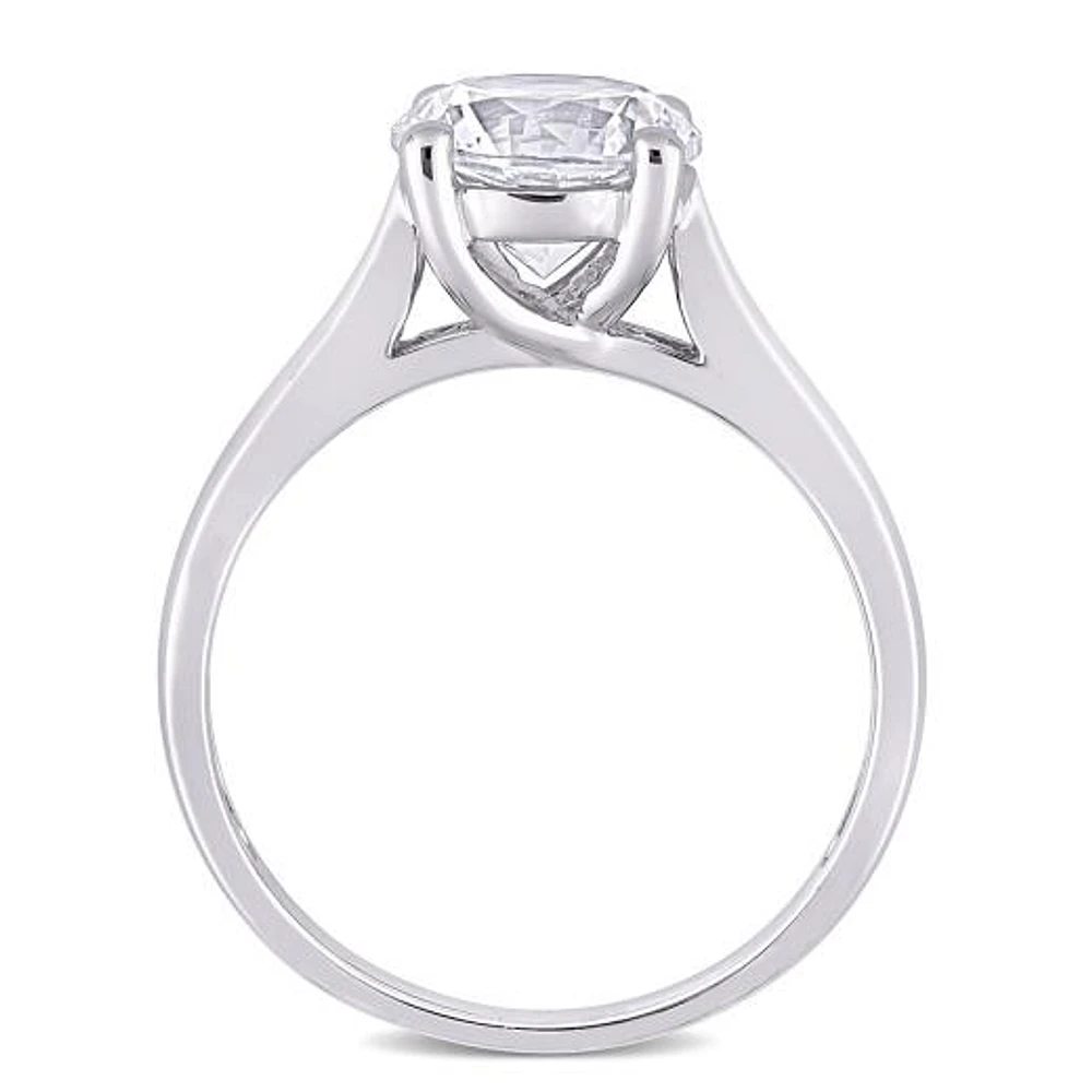 Julianna B 10K White Gold Created Sapphire Ring