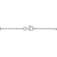 Julianna B Sterling Silver Cubic Zirconia Station Bracelet