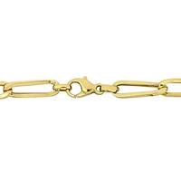 Julianna B 14K Yellow Gold 8" Oval Paperclip Link Bracelet