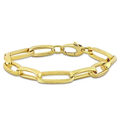 Julianna B 14K Yellow Gold 7.5" Paperclip Link Bracelet