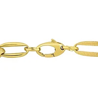 Julianna B 14K Yellow Gold 7.5" Paperclip Link Bracelet