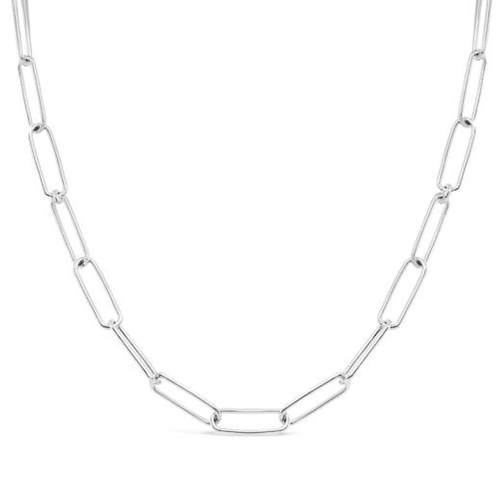 Sterling Silver 18" Paperclip Link Chain