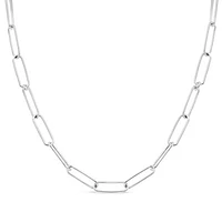 Sterling Silver 18" Paperclip Link Chain