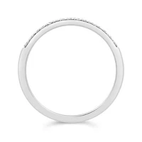 Glacier Fire 14K White Gold 0.15CTW Canadian Diamond Anniversary Band