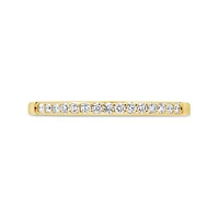 Glacier Fire 14K Yellow Gold 0.15CTW Canadian Diamond Anniversary Band