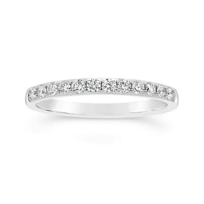 Glacier Fire 14K White Gold 0.33CTW Canadian Diamond Anniversary Band