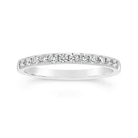 Glacier Fire 14K White Gold 0.33CTW Canadian Diamond Anniversary Band