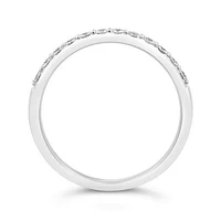 Glacier Fire 14K White Gold 0.33CTW Canadian Diamond Anniversary Band