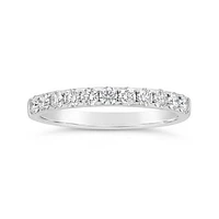 Glacier Fire 14K White Gold 0.50CTW Canadian Diamond Anniversary Band
