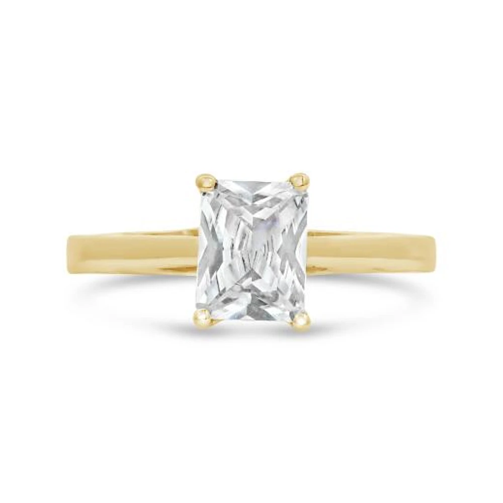 Jenny Packham 18K Yellow Gold Lab Grown 1.50CT Diamond Solitaire Ring