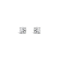 Sterling Silver Lab Grown 0.32CTW Diamond Stud Earrings