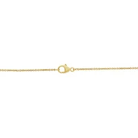 Bella Moda 10K Yellow Gold 0.20CTW Diamond Y-Necklace