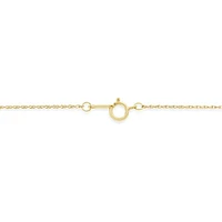 New Brilliance 10K Yellow Gold Lab Grown 0.50CTW Diamond Cluster Pendant