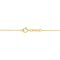 New Brilliance 10K Yellow Gold Lab Grown 0.50CT Diamond Infinity Pendant
