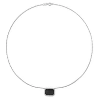 Julianna B Sterling Silver Black Agate Necklace