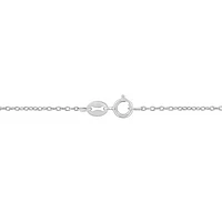 Julianna B Sterling Silver Pear Shape White Agate Necklace