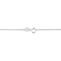 Julianna B Sterling Silver Pear Shape Black Agate Necklace