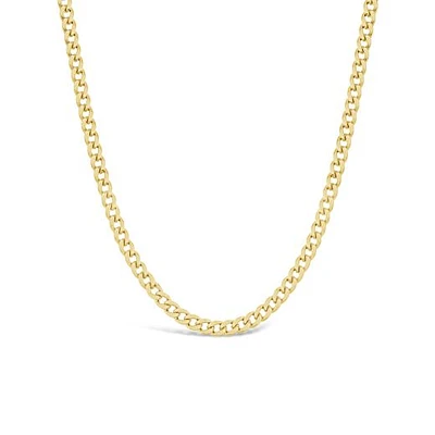 10K Yellow Gold 22" Miami Curb Chain