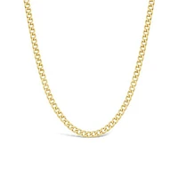 10K Yellow Gold 22" Miami Curb Chain