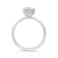 New Brilliance Lab Grown 2.08CTW Oval Diamond Solitaire Ring in 14K White Gold