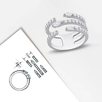 Julianna B 14K White Gold 1.00CTW Diamond Fashion Ring
