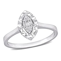 Julianna B 14K White Gold Diamond Marquise Fashion Ring