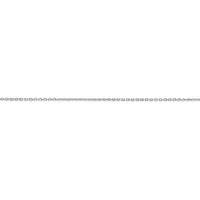 Sterling Silver 18" Blue Sapphire & White Zircon Halo Pendant