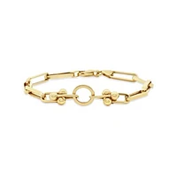 14K Yellow Gold 7.5" Open Link Bracelet