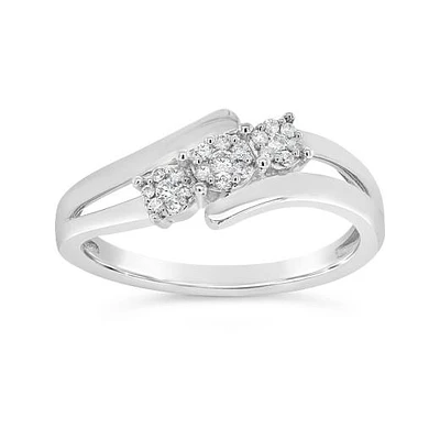 0.15CTW Diamond Fashion Ring in 10K White Gold