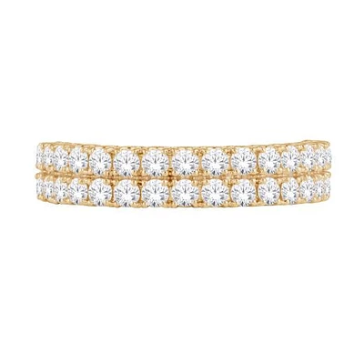 New Brilliance Lab Grown 1.00CTW Diamond Band in 10K Yellow Gold
