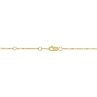 New Brilliance Lab Grown 0.45CTW Diamond Infinity Necklace in 10K Yellow Gold