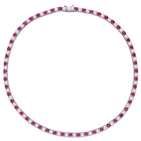 Julianna B Sterling Silver Created Ruby & Created White Sapphire Set