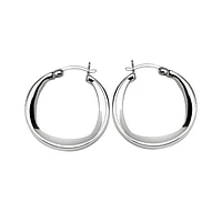 Elle "New Form" 27mm Hoop Earrings