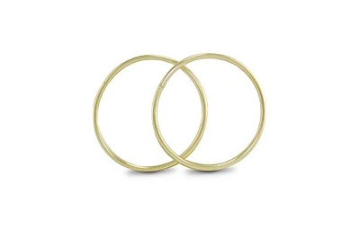 10K Yellow Gold 15mm Sleepers