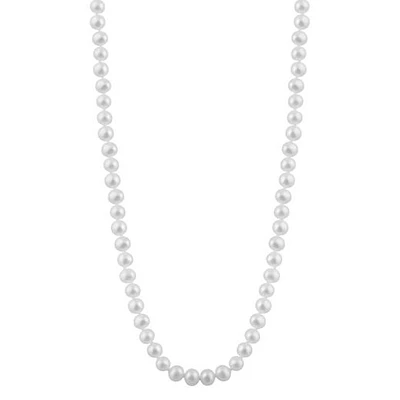 Freshwater 6-6.6mm White Pearl Necklace