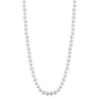 Freshwater 6-6.6mm White Pearl Necklace