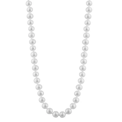 Freshwater 7-7.5mm White Pearl Necklace