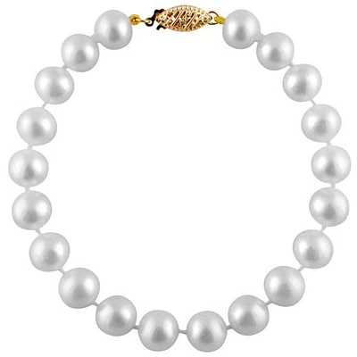 White Freshwater 7-7.5mm Pearl Bracelet