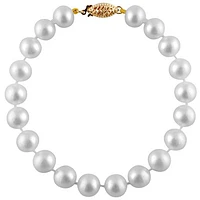 White Freshwater 7-7.5mm Pearl Bracelet