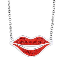 Crystal Creations Lips Pendant