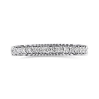 10K White Gold 0.25CTW Diamond Band