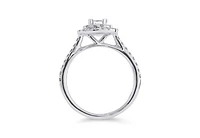 14K White Gold 1.00CTW Diamond Bridal Set
