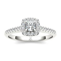 My Diamond Story 14K White Gold Bridal Ring 0.40CTW