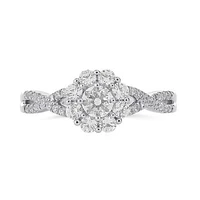 My Diamond Story 14K White Gold 0.75CTW Bridal Ring